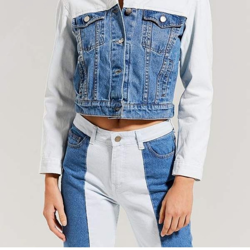 Sold out everywhere Tach two-tone denim set